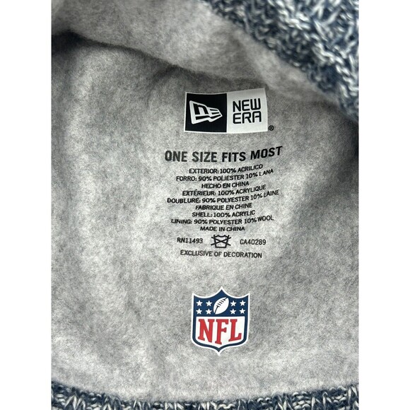 New Era NFL Dallas Cowboys Beanie Hat Cap‎ with Embroidered Logo LRC5-250 - Picture 7 of 7